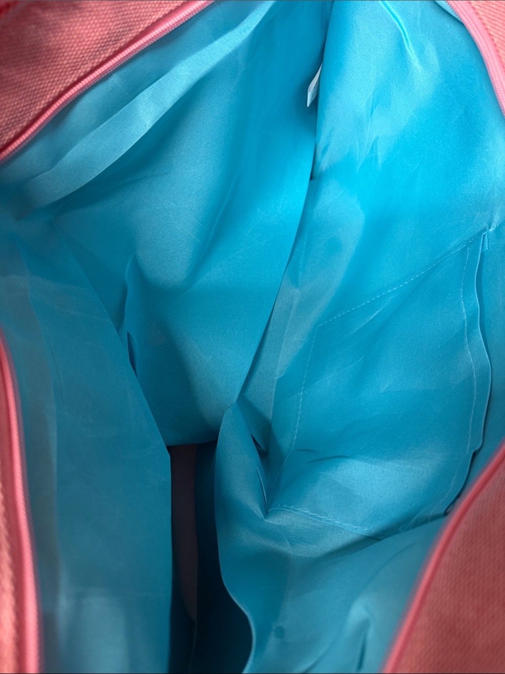 Summer Pink and Teal Tote Bag - Picture 6 of 9